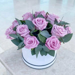 Lavender Classic Hatbox