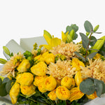 Yellow roses and Chrysanthemum bouquet