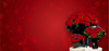Luxury Valentine’s Day flower collection with premium red rose bouquets and heart-shaped rose box, ideal for romantic surprises and same-day flower delivery in Dubai and Sharjah.