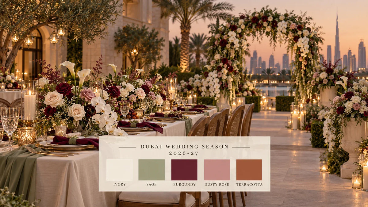 Wedding Flower Ideas for Dubai’s 2026–27 Season