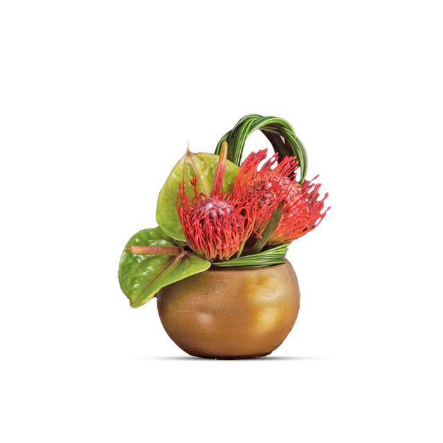 Coffee table floral arrangement