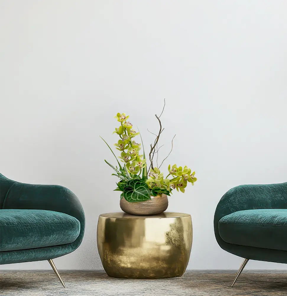 Floral arrangement prepared for same-day online delivery
