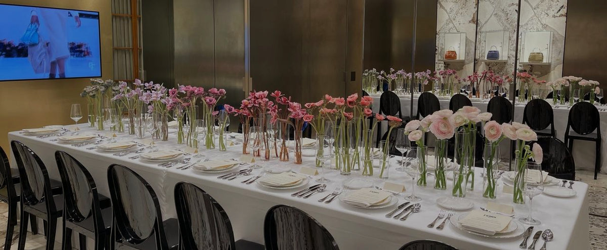 Fresh flowers arranged for home decoration in Dubai