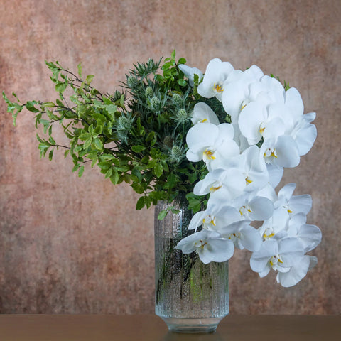 Whispering Ivory luxury flower arrangement with fresh flowers for gifting in Dubai UAE